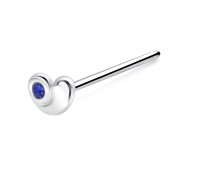 Silver Curved Nose Stud NSKA-1350